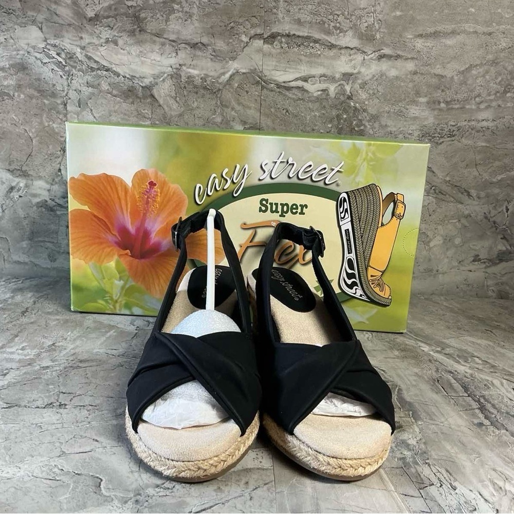 Easy Street Maureen Espadrille Slingback Sandals (Women) - Picture 6 of 6